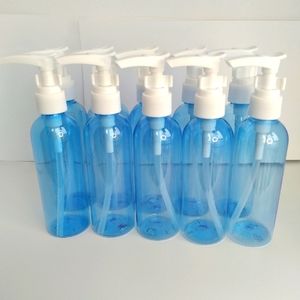 10 Pcs 3 oz/100 ML Light Blue Empty Refillable Pet Plastic Press Pump Bo…